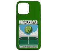 Pickleball Because Murder Is Wrong Funny Sports Design Case for iPhone 13 Pro Max
