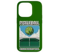 Pickleball Because Murder Is Wrong Funny Sports Design Case for iPhone 14 Pro