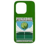 Pickleball Because Murder Is Wrong Funny Sports Design Case for iPhone 15 Pro