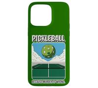 Pickleball Because Murder Is Wrong Funny Sports Design Case for iPhone 15 Pro Max
