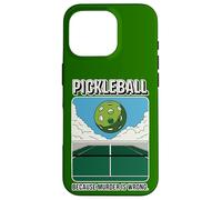 Pickleball Because Murder Is Wrong Funny Sports Design Case for iPhone 16 Pro
