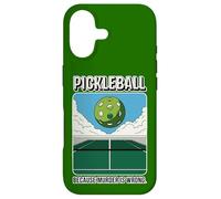 Pickleball Because Murder Is Wrong Funny Sports Design Case for iPhone 17