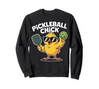 Pickleball Chick Funny Cool Paddle Ball Design Sweatshirt