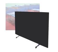 Pickleball Court Baffles,Portable Table Tennis Court Surround Ball Baffle,Ping Pong Dividers 420D Cloth,Schools Stadiums(Black,140x75cm-1pieces)