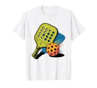 Pickleball Dad Graphic Paddle Pickle Illustration Modern Art T-Shirt