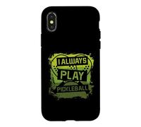Pickleball Design For Racquet Sport Player - Play Pickleball Case for iPhone X/XS
