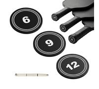 Pickleball End Cap Weight Set - Butt Counterweight Kit 6g 9g 12g Precision Weighted Reduce Feeling of Head Load Racket Accessories with Screwdriver for Beg