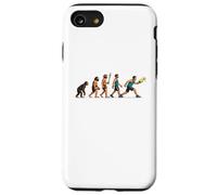 Pickleball Evolution Funny Paddle Sport Humor Case for iPhone SE (2020) / 7/8