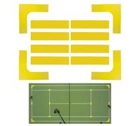 Pickleball Field Marking Kit, Markers to Place for Fields | Non-Slip Sports for Gym School Park Garden