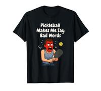 Pickleball Funny Bad Words Value Graphic T-Shirt