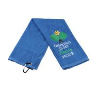 Pickleball Gift Towel Pickleball Player Gift Dinking Is My Happy Hour Embroidered Towel Gift For Pickleball Lover (Happy Hour)