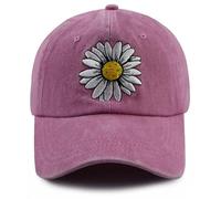 Pickleball Gifts for Pickle Ball Lovers, Pickleball Hat, Cute Daisy Decor Baseball Cap, Mothers Day Christmas Birthday Gifts for Mom Mama Wife Pink