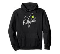 Pickleball Heart Script - Love the Dink Graphic Pullover Hoodie