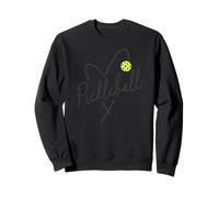 Pickleball Heart Script - Love the Dink Graphic Sweatshirt
