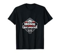 Pickleball Home Run Court Advantage Retro Graphic T-Shirt