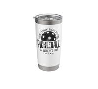 Pickleball I Don't Always Enjoy Playing Pickleball Oh Wait, Stainless Steel Insulated Tumbler