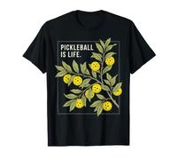 Pickleball is Life Botanical Illustration Paddler T-Shirt
