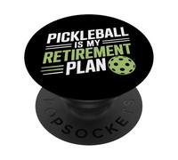 Pickleball Is My Retirement Plan Recreation PopSockets Adhesive PopGrip