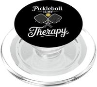 Pickleball Is My Therapy Funny Dinker Kitchen Paddle PopSockets PopGrip for MagSafe