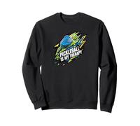 Pickleball Is My Therapy Funny Paddle Ball Player Gift Sweatshirt