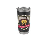 Pickleball Kitchen Violator I Can't Help Myself Funny Design Stainless Steel Insulated Tumbler