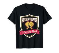 Pickleball Kitchen Violator I Can't Help Myself Funny Design T-Shirt