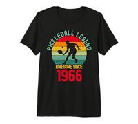 Pickleball Legend Awesome Since 1966 Retro 60th Birthday Premium T-Shirt