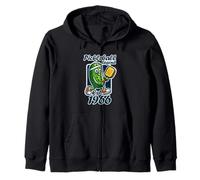 Pickleball Legend Established 1966 Retro 60th Birthday Zip Hoodie