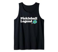Pickleball Legend Funny Cute Dink Team 80s Retro Tank Top