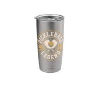 Pickleball Legend Retro Vintage Player Champion Stainless Steel Insulated Tumbler