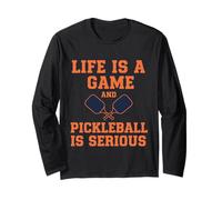Pickleball Life is A Game Funny Paddle Player Long Sleeve T-Shirt