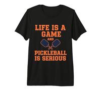 Pickleball Life is A Game Funny Paddle Player Premium T-Shirt