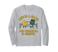 Pickleball Life is A Game Retro Player Long Sleeve T-Shirt