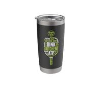 Pickleball Life Paddle Word Cloud Dink Player Stainless Steel Insulated Tumbler