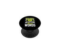 Pickleball Makes Me Say Bad Words PopSockets Adhesive PopGrip