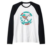 Pickleball Mimi She Dinks It Funny Grandma Pickleball Tee Raglan Baseball Tee