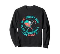 Pickleball Mimi She Dinks It Funny Grandma Pickleball Tee Sweatshirt