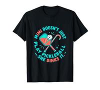 Pickleball Mimi She Dinks It Funny Grandma Pickleball Tee T-Shirt