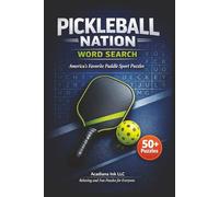 Pickleball Nation Word Search: America's Favorite Paddle Sport Puzzles