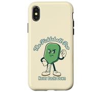 Pickleball Never Backs Down Retro Case for iPhone X/XS