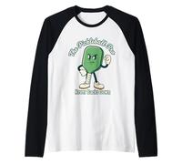 Pickleball Never Backs Down Retro Raglan Baseball Tee
