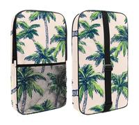 Pickleball Paddle Bag Hold 2 Rackets, Summer Tropical Palm Trees Pattern Lightweight Pickleball Paddle Cover for Women Men