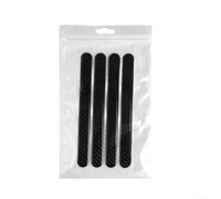 Pickleball Paddle Counterweight Strips 4 Pack Edge Protector Tape 3.5g PVC Weighted Strip, For Balance Control Shock Absorption Fit Most Rackets(Carbon fiber texture)