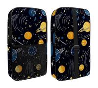 Pickleball Paddle Covers, Night Sky Planets Comets Stars Constellations Sports Pickle Ball Paddle Storage Bag with Adjustable Shoulder Strap