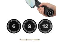 Pickleball Paddle End Covers,Heavy-Duty Stability Boosting,Pickleball Paddle Butt Cover Replacement | for Tournament Practice Players Enthusiasts Beginners