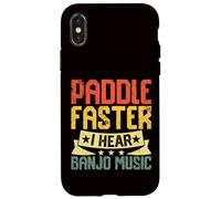 Pickleball - Paddle Faster I Hear Banjo Music Case for iPhone X/XS