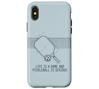 Pickleball Paddle Funny Player Case for iPhone X/XS