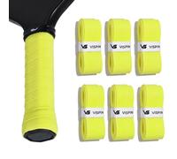 Pickleball Paddle Grip Tape-Tacky Anti-Slip Racquet Overgrip Tape 6-Pack