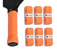 Pickleball Paddle Grip Tape-Tacky Anti-Slip Racquet Overgrip Tape 6-Pack