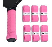 Pickleball Paddle Grip Tape-Tacky Anti-Slip Racquet Overgrip Tape 6-Pack